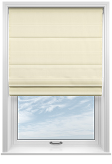 Vienna, Cream - Motorised Roman Blind